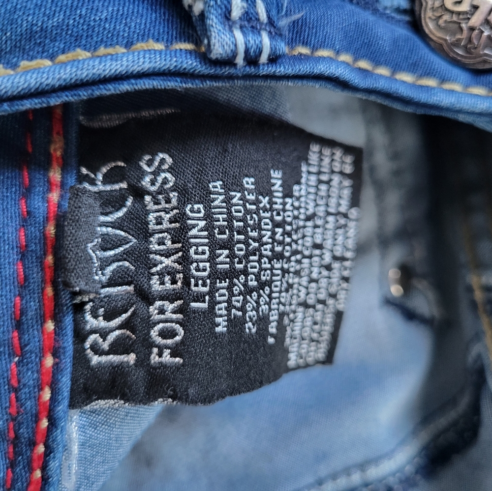 Express REROCK Jean Legging - Picture 4 of 5